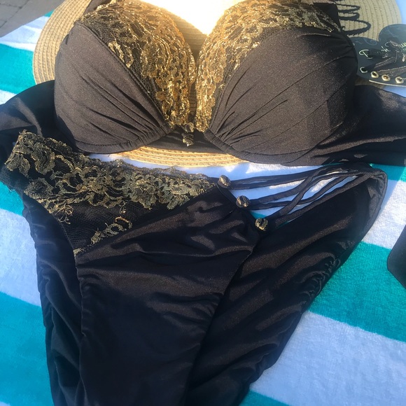 NWT beach bunny bikini big girls don’t cry XL/L - Picture 6 of 17